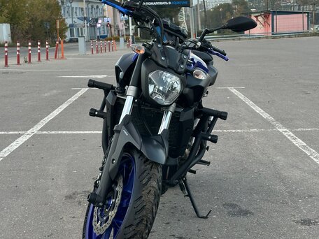 2017 Yamaha MT-07 (FZ-07), синий, 800000 рублей, вид 2