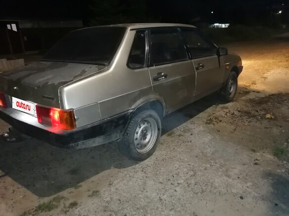1997 Lada (ВАЗ) 21099, серый, 65000 рублей - вид 5