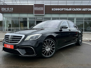 2014 Mercedes-Benz S-Класс 500 VI (W222, C217), чёрный, 2310000 рублей, вид 1