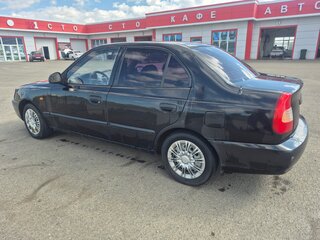 2005 Hyundai Accent ТагАЗ II, чёрный, 250000 рублей, вид 4