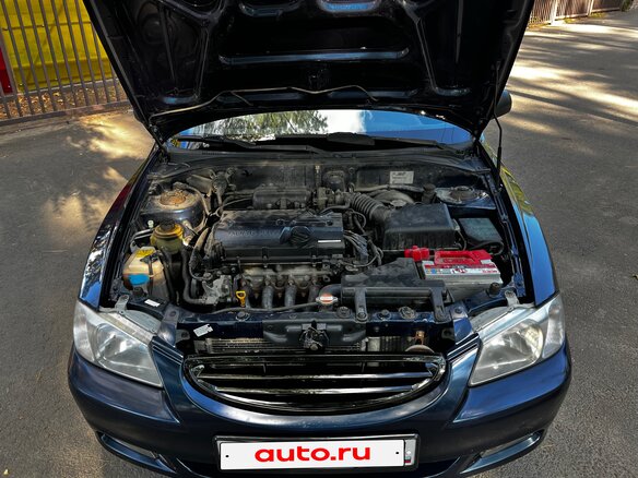 2008 Hyundai Accent ТагАЗ II, синий, 510000 рублей - вид 11