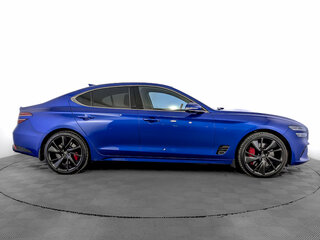 2022 Genesis G70 I Рестайлинг, синий, 4000000 рублей, вид 4