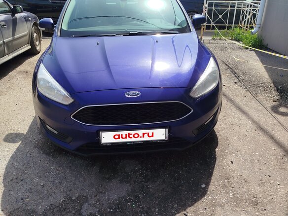 2016 Ford Focus III Рестайлинг, синий, 1000000 рублей - вид 1