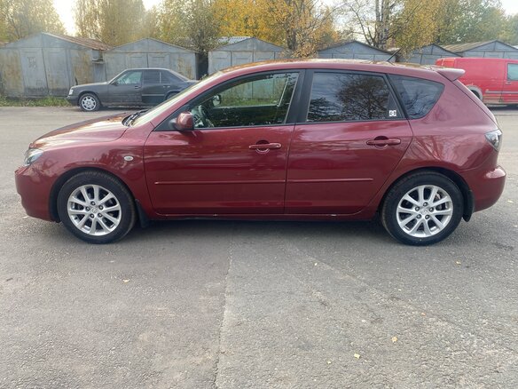 2008 Mazda 3 I (BK) Рестайлинг, красный, 435000 рублей - вид 7