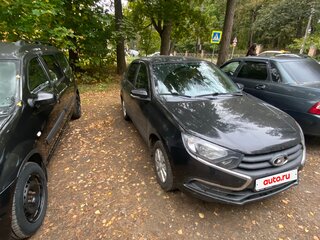 2023 Lada (ВАЗ) Granta I Рестайлинг, чёрный, 670000 рублей, вид 3