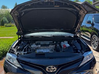 2020 Toyota Camry VIII (XV70), чёрный, 3050000 рублей, вид 5
