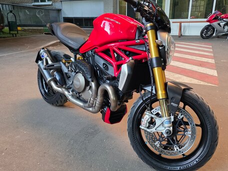 2014 Ducati Monster 1200, красный, 850000 рублей, вид 3