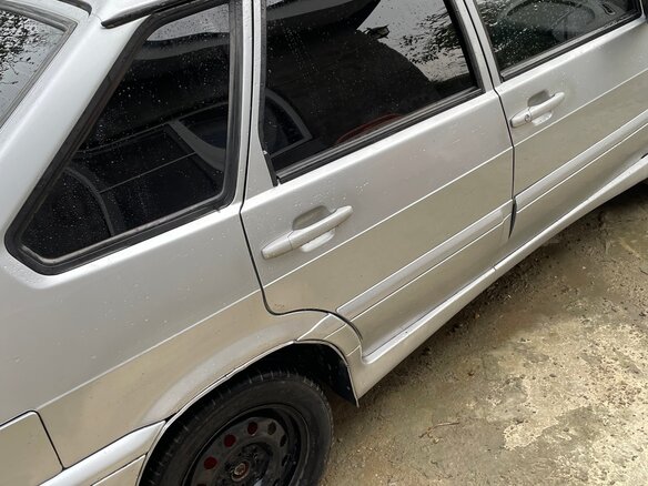 2007 Lada (ВАЗ) 2114, серебристый, 150000 рублей - вид 4