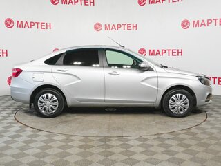 2017 Lada (ВАЗ) Vesta I, серебристый, 743000 рублей, вид 4