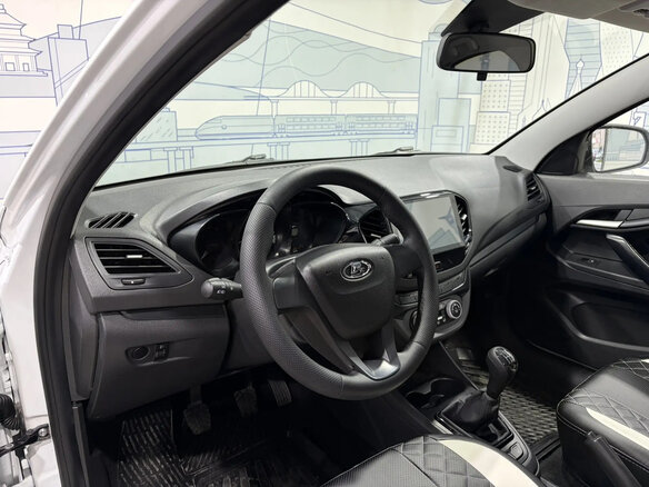 2021 Lada (ВАЗ) Vesta I, белый, 1050000 рублей - вид 16