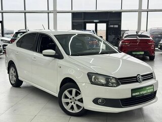 2013 Volkswagen Polo V, белый, 849000 рублей, вид 4