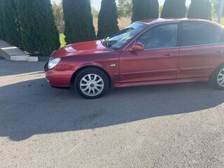 2004 Hyundai Sonata IV (EF) Рестайлинг, красный, 270000 рублей, вид 4