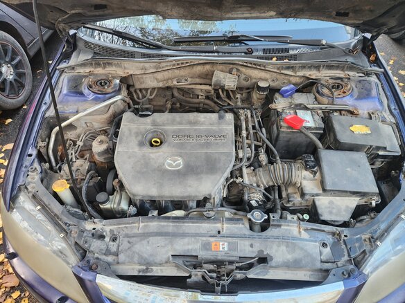 2006 Mazda 6 I (GG) Рестайлинг, синий, 270000 рублей - вид 18