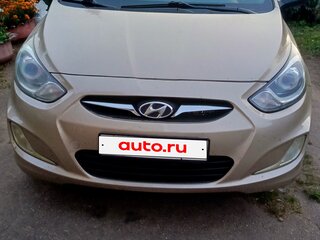 2011 Hyundai Solaris I, бежевый, 525000 рублей, вид 1