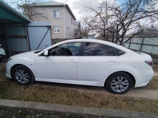 2011 Mazda 6 II (GH) Рестайлинг, белый, 850000 рублей, вид 4