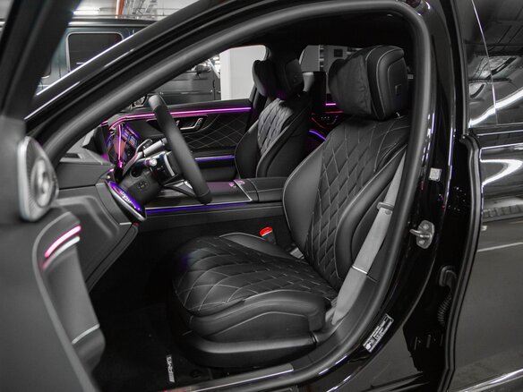 2026 Mercedes-Benz S-Класс 450 d Long 4MATIC VII (W223) Рестайлинг, чёрный - вид 11