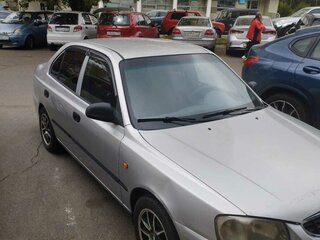 2001 Hyundai Accent ТагАЗ II, серый, 230000 рублей, вид 1