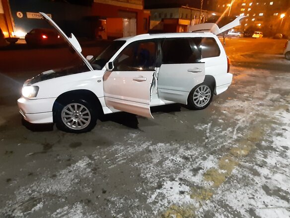 2002 Subaru Forester II, белый, 960000 рублей - вид 6