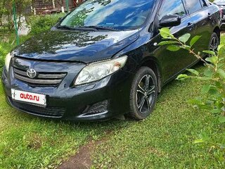 2008 Toyota Corolla AMT X (E140, E150), чёрный, 580000 рублей, вид 1