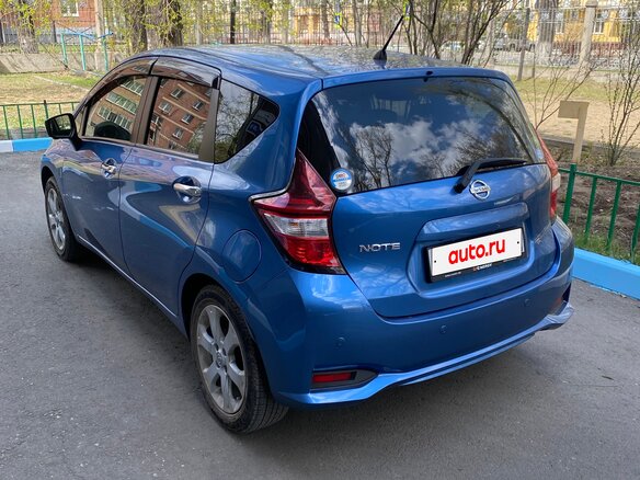 2019 Nissan Note II Рестайлинг, синий, 1150000 рублей - вид 5