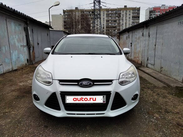 2013 Ford Focus III, белый, 600000 рублей - вид 1