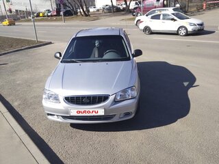 2005 Hyundai Accent ТагАЗ II, серебристый, 385000 рублей, вид 1