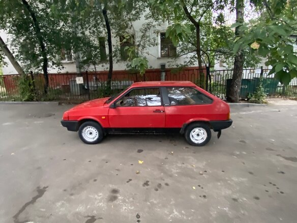 1985 Lada (ВАЗ) 2108, красный - вид 2