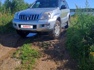 2005 Toyota Land Cruiser Prado 4-speed 120 Series, серебристый, 1500000 рублей, вид 2