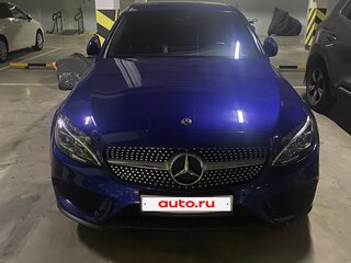 2017 Mercedes-Benz C-Класс 200 IV (W205), синий, 3100000 рублей, вид 4