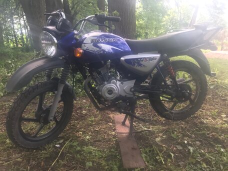 2017 Bajaj Boxer BM 150X, синий, 110000 рублей, вид 5