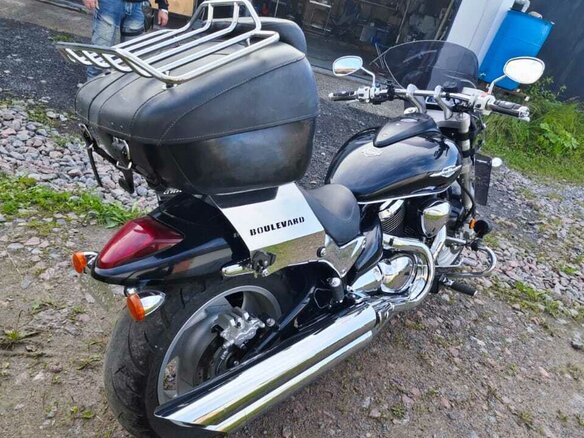 2009 Suzuki Boulevard M90, чёрный, 800000 рублей - вид 20