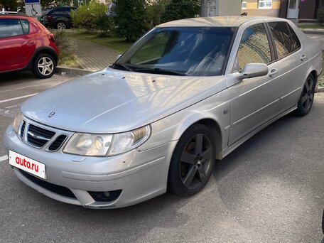 2002 Saab 9-5 I Рестайлинг, серебристый, 530000 рублей, вид 2