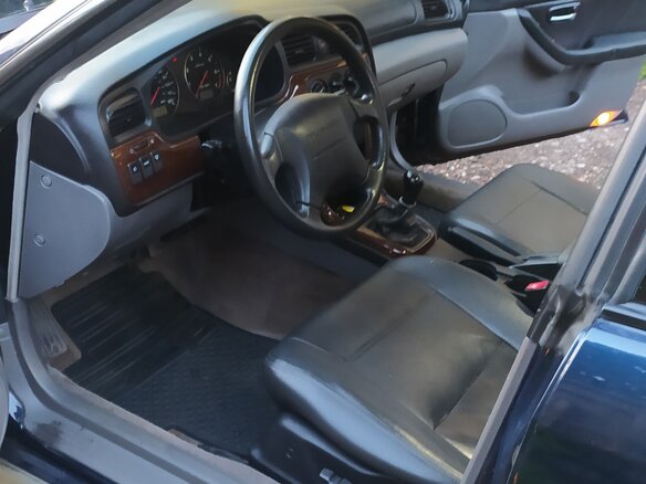 2003 Subaru Outback II, синий, 860000 рублей - вид 12