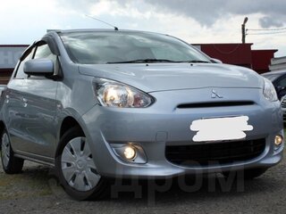 2014 Mitsubishi Mirage VI, серебристый, 670000 рублей, вид 2
