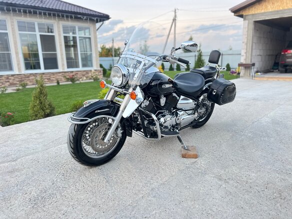 2007 Yamaha XVS1100, чёрный, 650000 рублей - вид 8