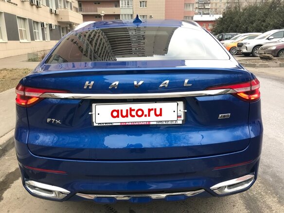 2021 Haval F7x I, синий - вид 4