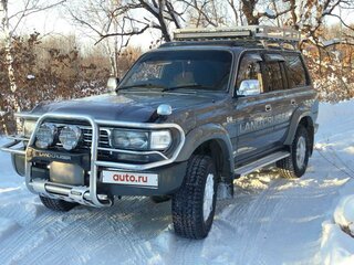 1996 Toyota Land Cruiser 80 Series Рестайлинг, серый, 3800000 рублей, вид 2