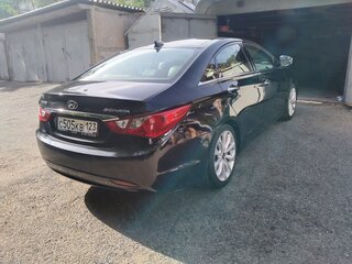 2012 Hyundai Sonata VI (YF), чёрный, 1150000 рублей, вид 4