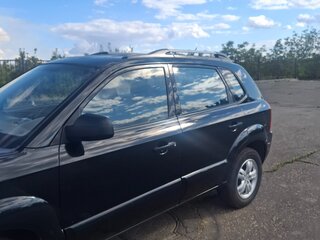 2008 Hyundai Tucson I, чёрный, 1100000 рублей, вид 2