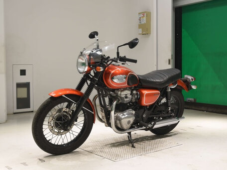 2007 Kawasaki W 650, оранжевый, 650000 рублей, вид 4