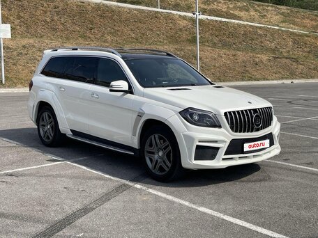 2012 Mercedes-Benz GL-Класс 500 II (X166), белый, 2490000 рублей, вид 1