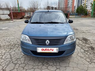 2015 Renault Logan I Рестайлинг, синий, 400000 рублей, вид 2