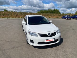 2012 Toyota Corolla X (E140, E150) Рестайлинг, белый, 955000 рублей, вид 2