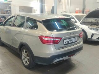 2019 Lada (ВАЗ) Vesta SW Cross I, бежевый, 921000 рублей, вид 4