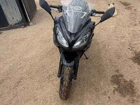 2015 Kawasaki ER-4F (Ninja 400R), чёрный, 435000 рублей, вид 1