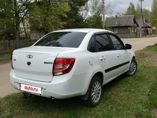2015 Lada (ВАЗ) Granta I, белый, 430000 рублей, вид 4