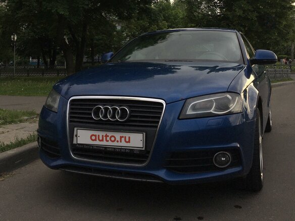 2008 Audi A3 II (8P) Рестайлинг 2, синий