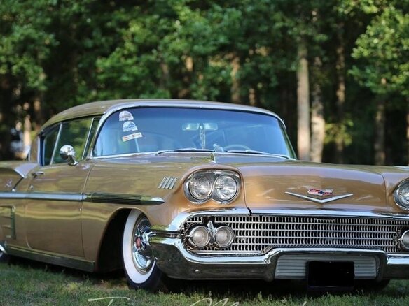 1958 Chevrolet Impala II, коричневый - вид 34