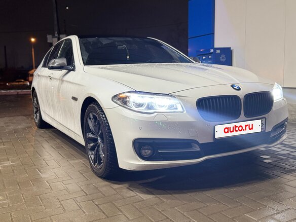 2016 BMW 5 серии 520d VI (F10/F11/F07) Рестайлинг, белый, 2650000 рублей - вид 2