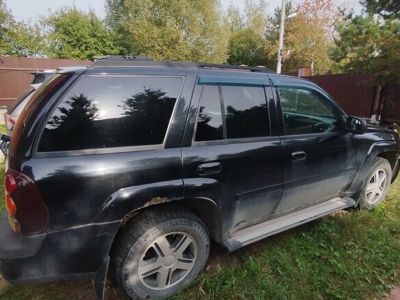 2007 Chevrolet TrailBlazer I Рестайлинг, чёрный, 800000 рублей - вид 4